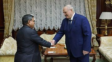 The President held a meeting with the Indian Ambassador to Belarus