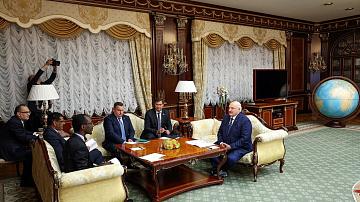А. Лукашенко встретился с Министром иностранных дел Эфиопии Гедионом Тимотевосом
