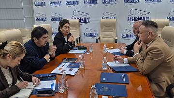 Belteradiocompany delegation discussed issues of expanding broadcasting in Central Asia