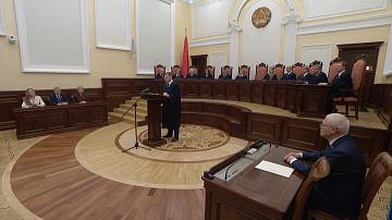 The Constitutional Court adopted an address to the President and the National Assembly on the state of constitutional legitimacy in Belarus