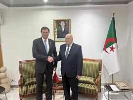 The Minister of Foreign Affairs of Belarus is visiting Algeria