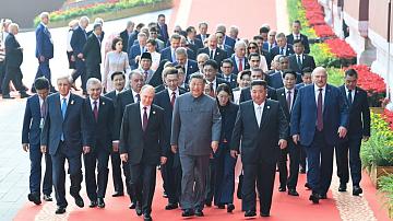 Aleksandr Lukashenko attended the military parade in Beijing
