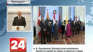 Belarusian President receives credentials from foreign ambassadors