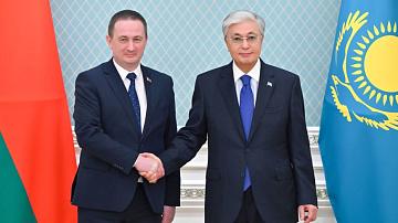 A. Turchin discussed prospects for trade and economic cooperation with the President of Kazakhstan