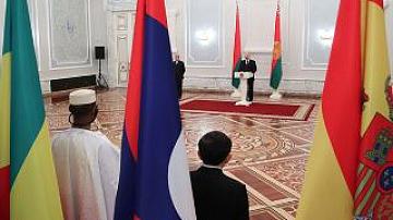 Belarus President receives credentials of foreign ambassadors