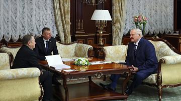 А. Лукашенко встретился с Государственным секретарём Союзного государства С. Глазьевым