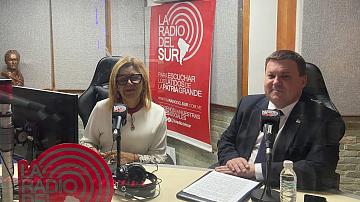 The Ambassador of Belarus to Venezuela Dmitry Derevinsky visited the radio station "Radio South" and gave an interview to the presenter of Nieves Betsaida Valdez Madarico