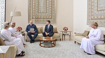 A. Lukashenko held talks with the leadership of the Oman Investment Authority