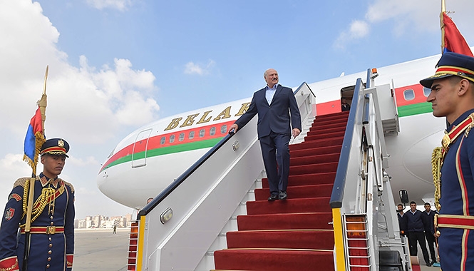 Лукашенко с официальным визитом в Египете