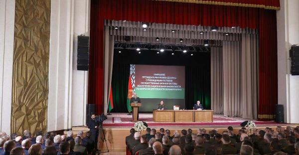 A. Lukashenko convened an extended meeting with the leadership of national security system government agencies