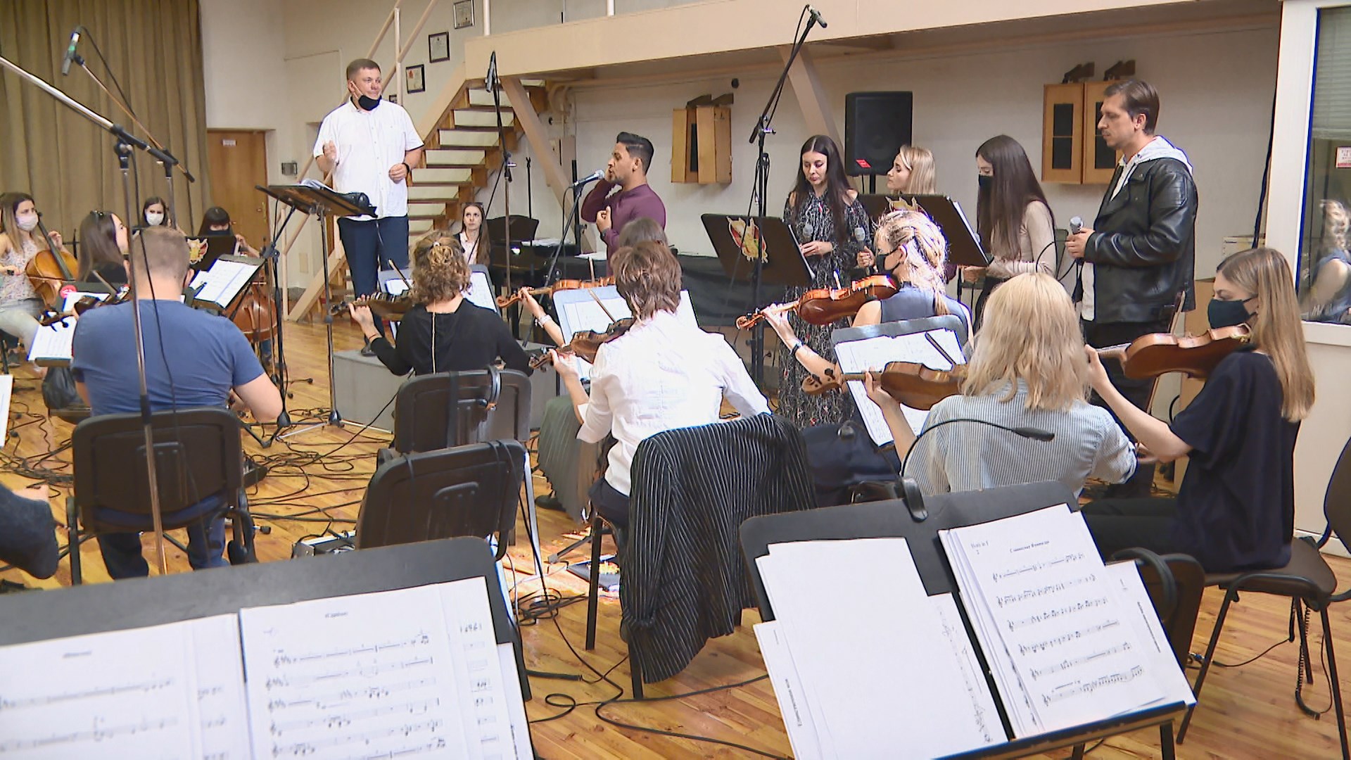 Participants of competition of young variety music performers "Vitebsk-2020" practiced their turns
