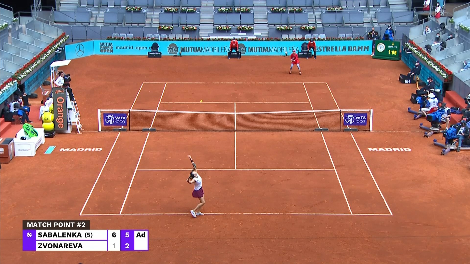 Арина Соболенко вышла в 1/16 финала теннисного турнира в Мадриде