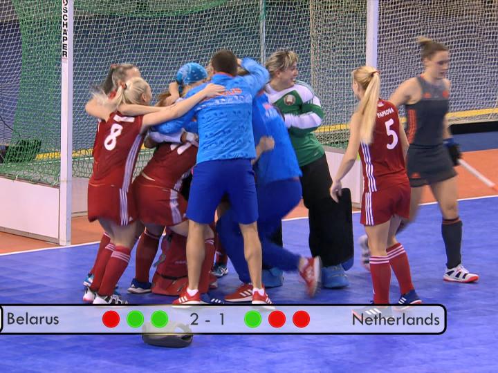 Женская сборная Беларуси победила на ЧЕ по индор-хоккею