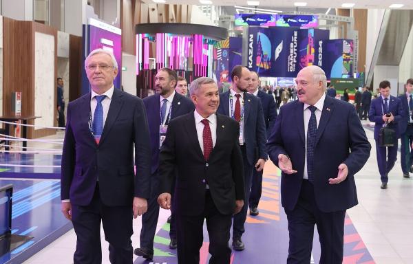 Александр Лукашенко посетил церемонию открытия Игр Будущего в Казани
