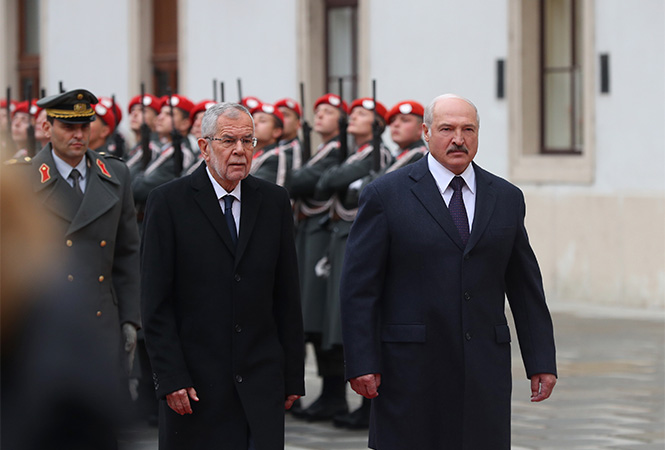 Встреча Лукашенко с Федеральным президентом Австрии состоялась сегодня