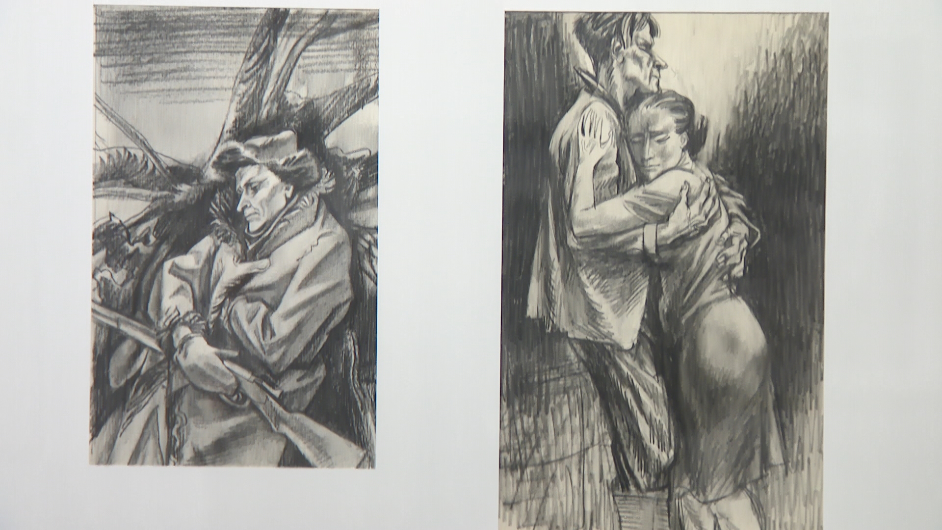 Drawings and paintings by Konstantin Sharangovich exhibited at National Art Museum 