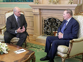 Александр Лукашенко встретился в Минске с Леонидом Кучмой